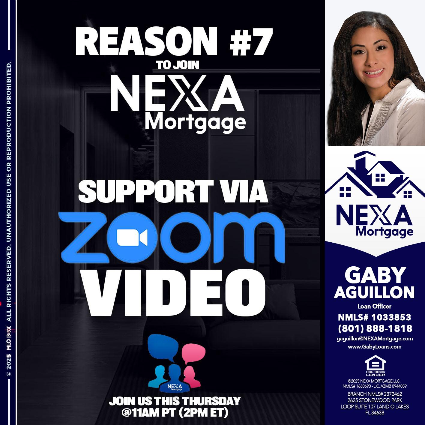 REASON 7 - Gaby Aguillon -Loan Officer