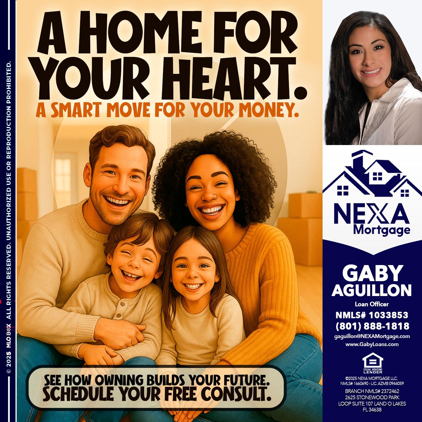 A HOME FOR - Gaby Aguillon -Loan Officer