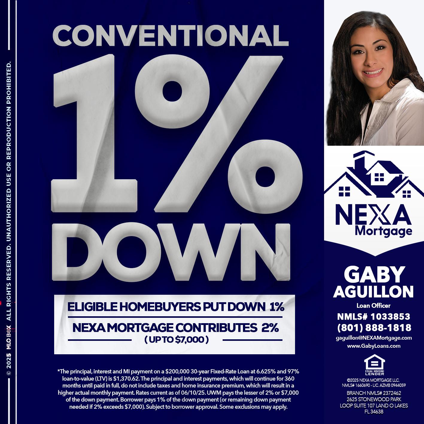 CONVENTIONAL - Gaby Aguillon -Loan Officer