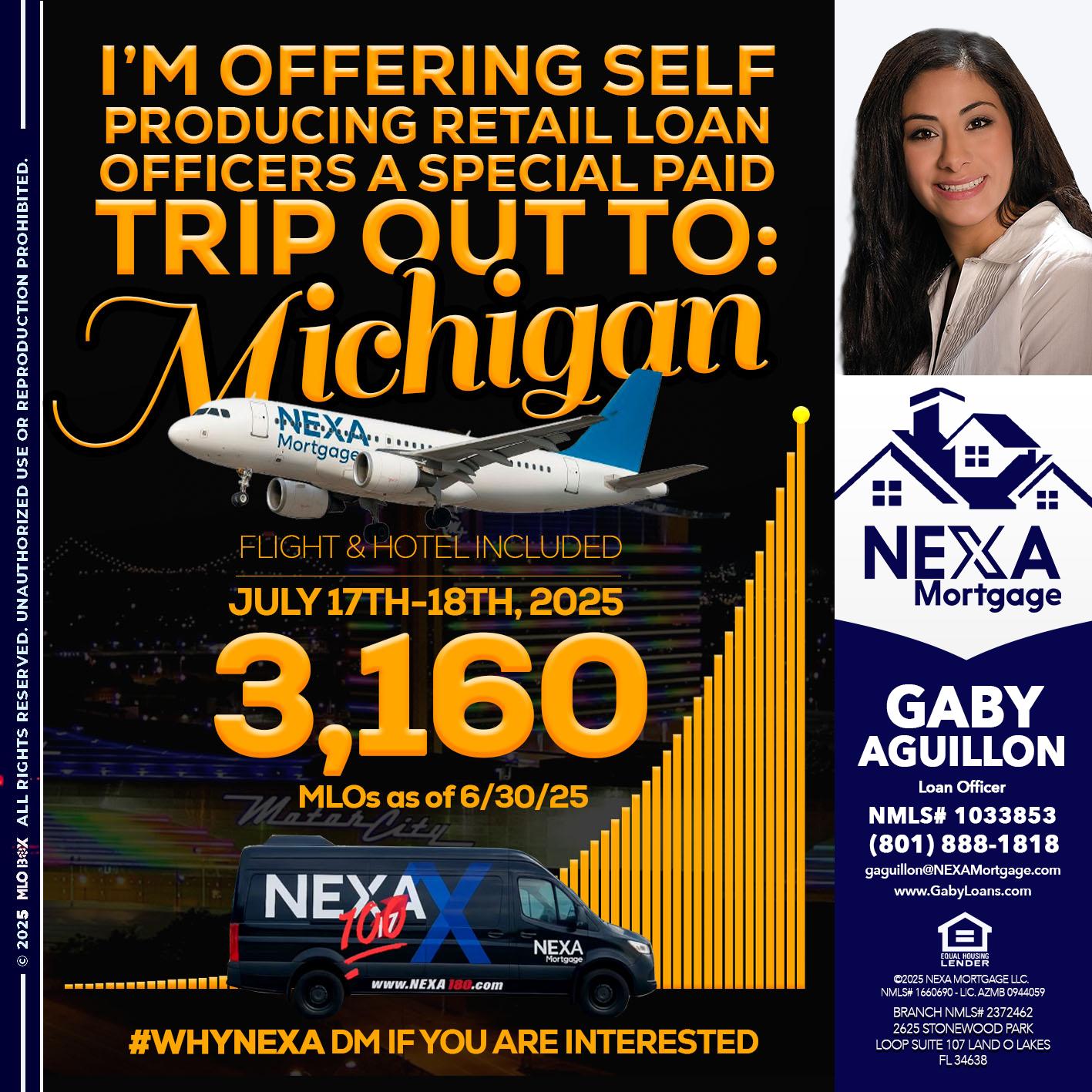 MICHIGAN TRIP - Gaby Aguillon -Loan Officer