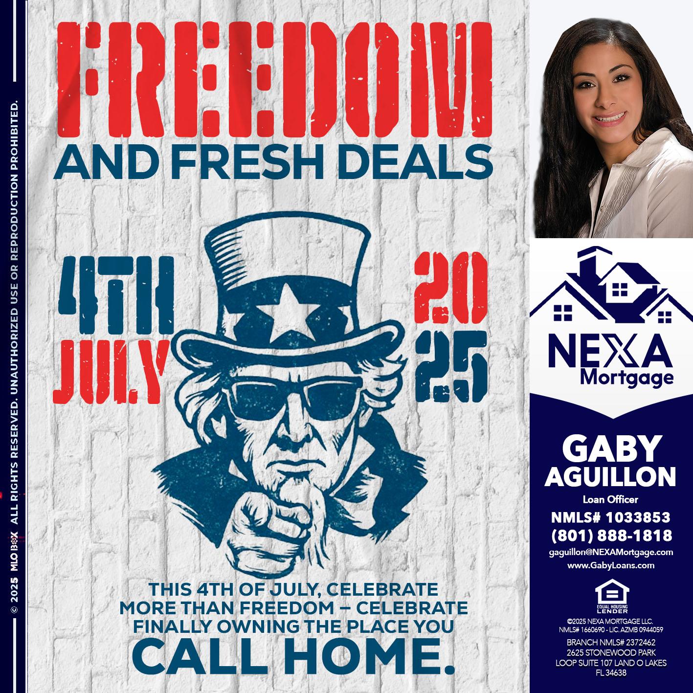 FREEDOM - Gaby Aguillon -Loan Officer