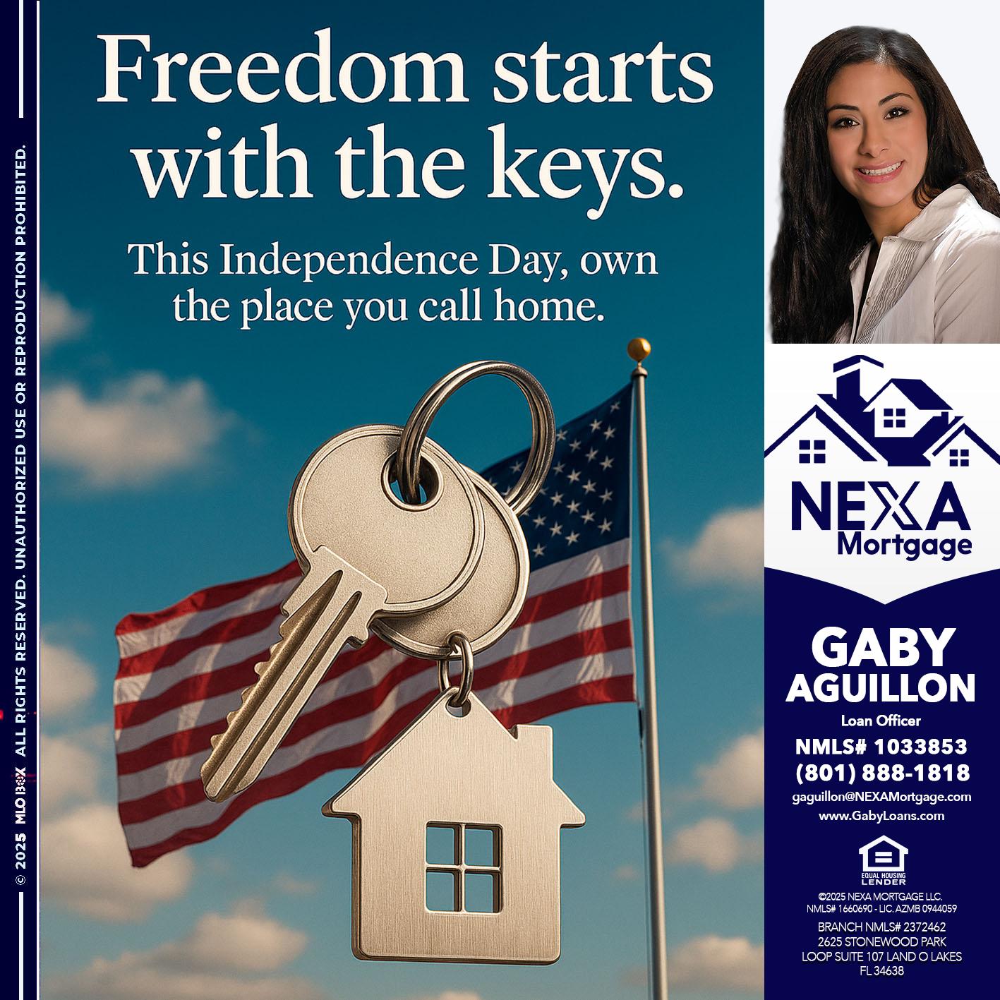 FREEDOM STARTS - Gaby Aguillon -Loan Officer