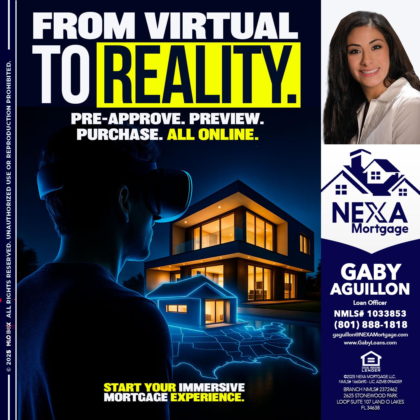 FROM VIRTUAL - Gaby Aguillon -Loan Officer