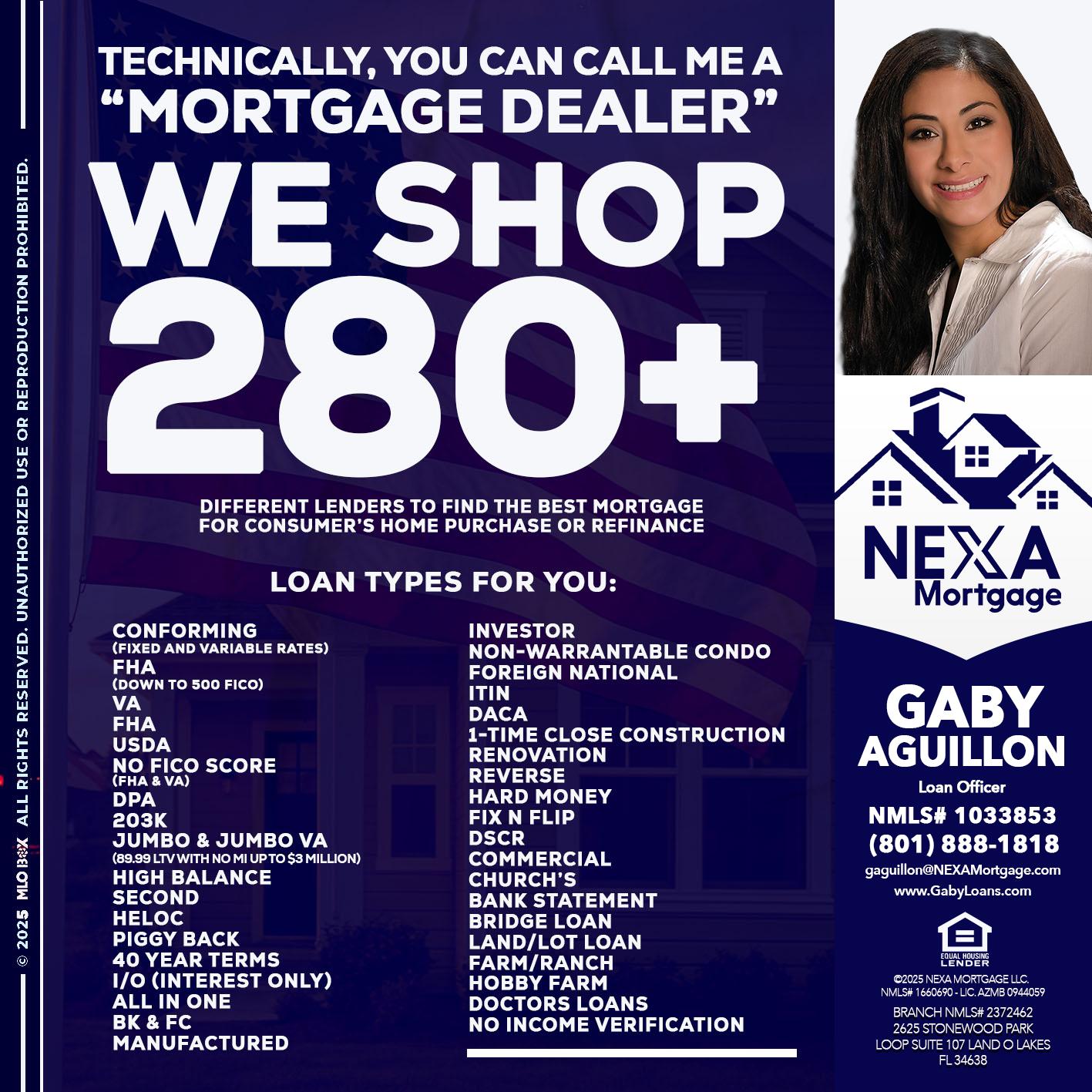 WE SHOP 280 + - Gaby Aguillon -Loan Officer