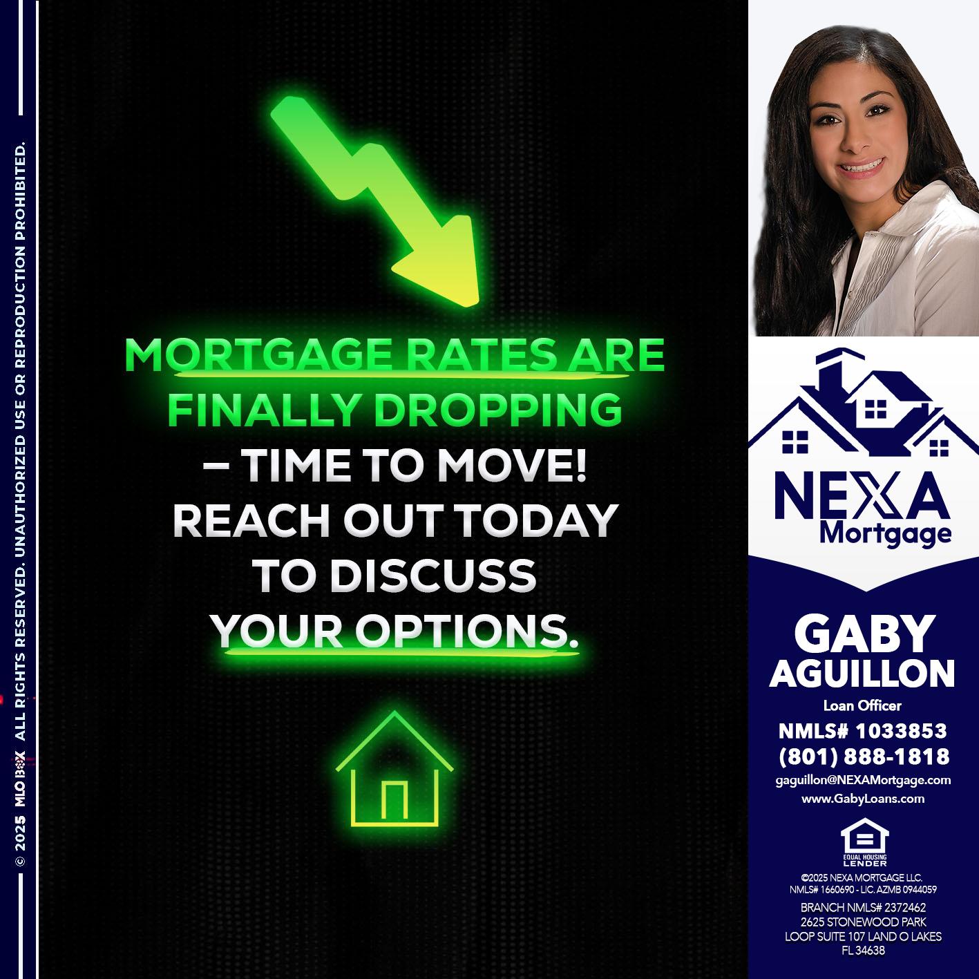 MORTGAGE RATES - Gaby Aguillon -Loan Officer