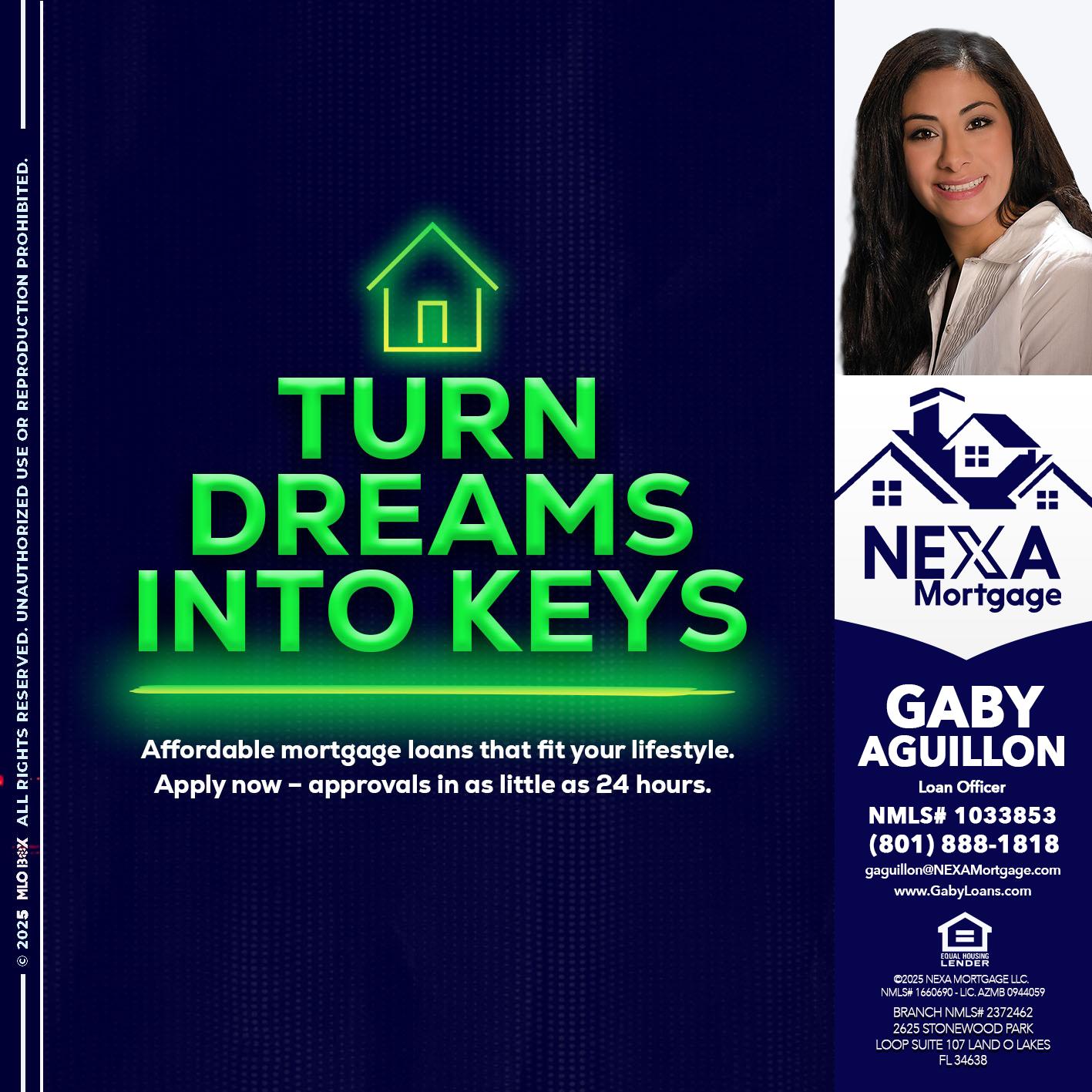 turn dreams - Gaby Aguillon -Loan Officer