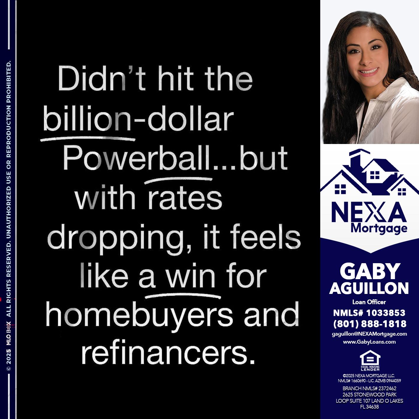 DIDNT HIT - Gaby Aguillon -Loan Officer