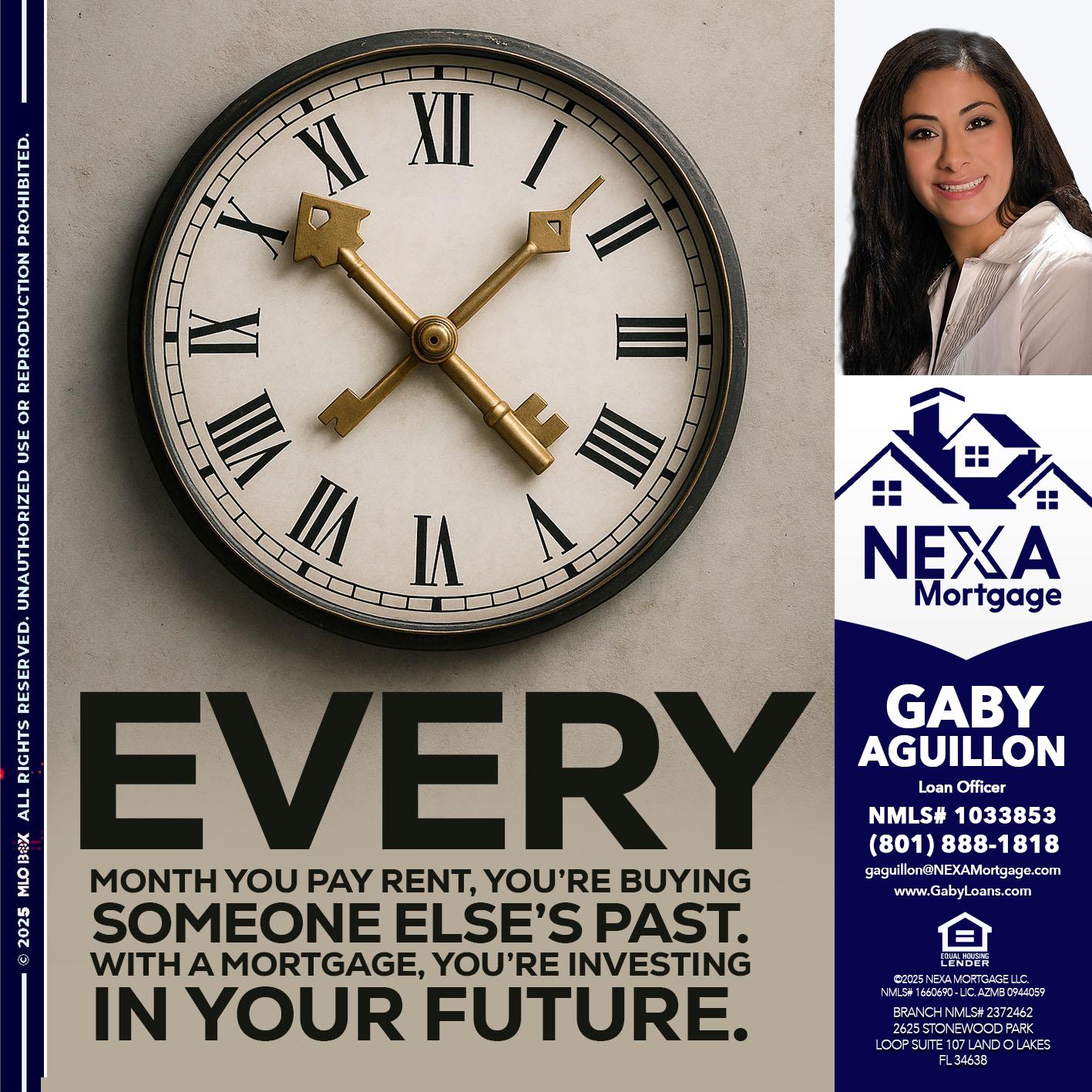 EVERY MONTH - Gaby Aguillon -Loan Officer