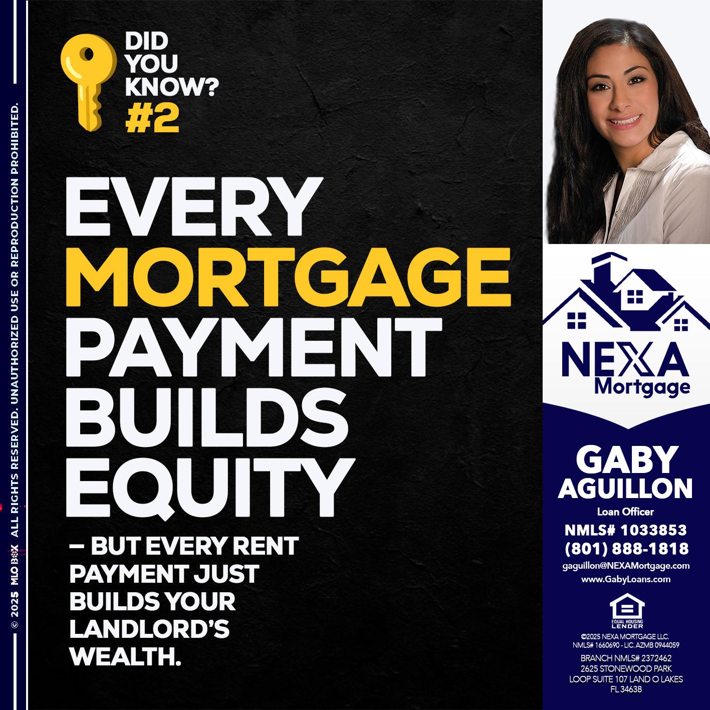 DID YOU KNOW? - Gaby Aguillon -Loan Officer