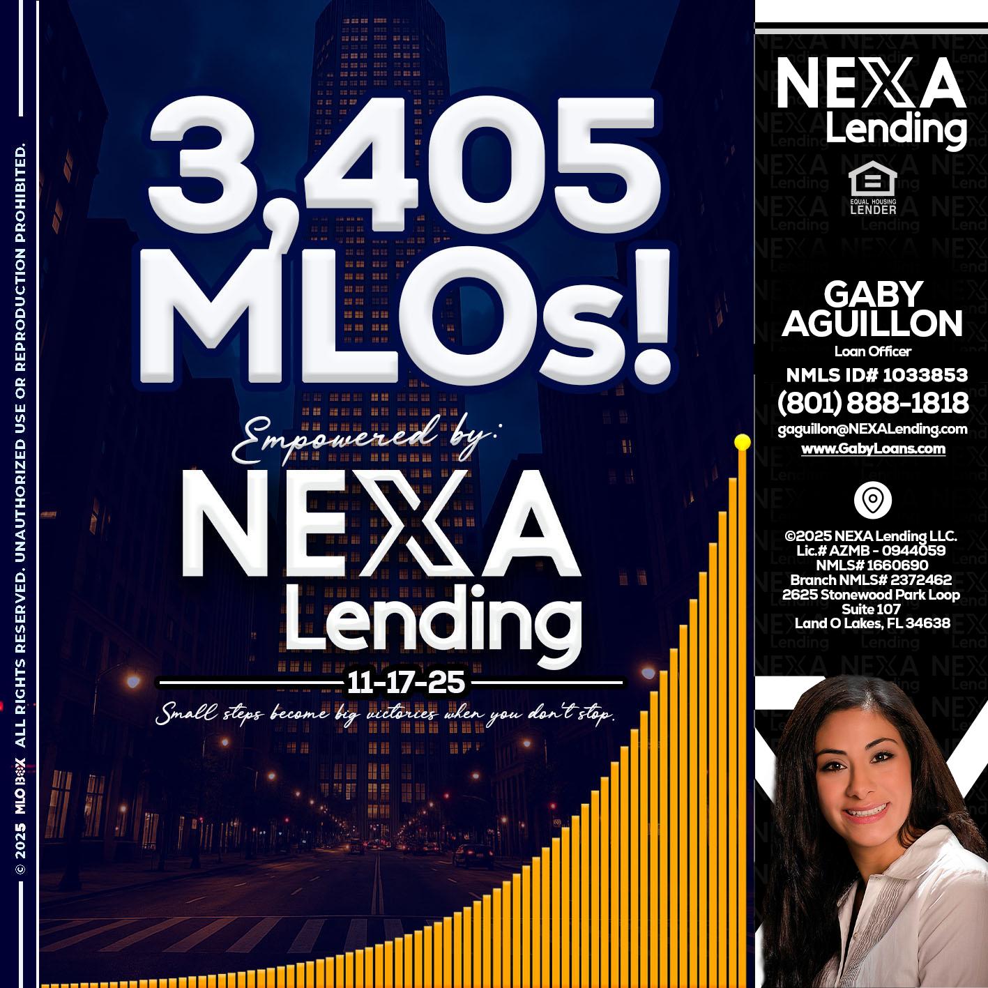 3405 MLOs - Gaby Aguillon -Loan Officer