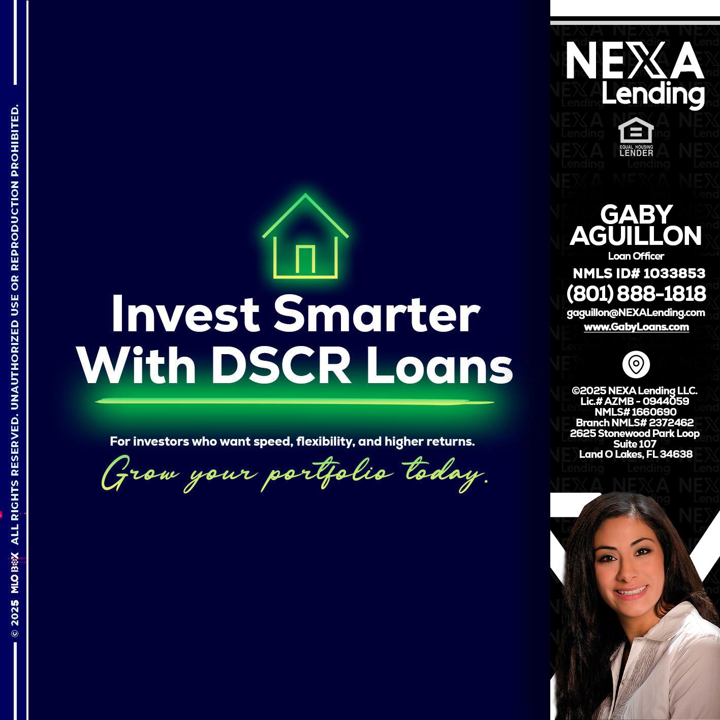 DSCR - Gaby Aguillon -Loan Officer