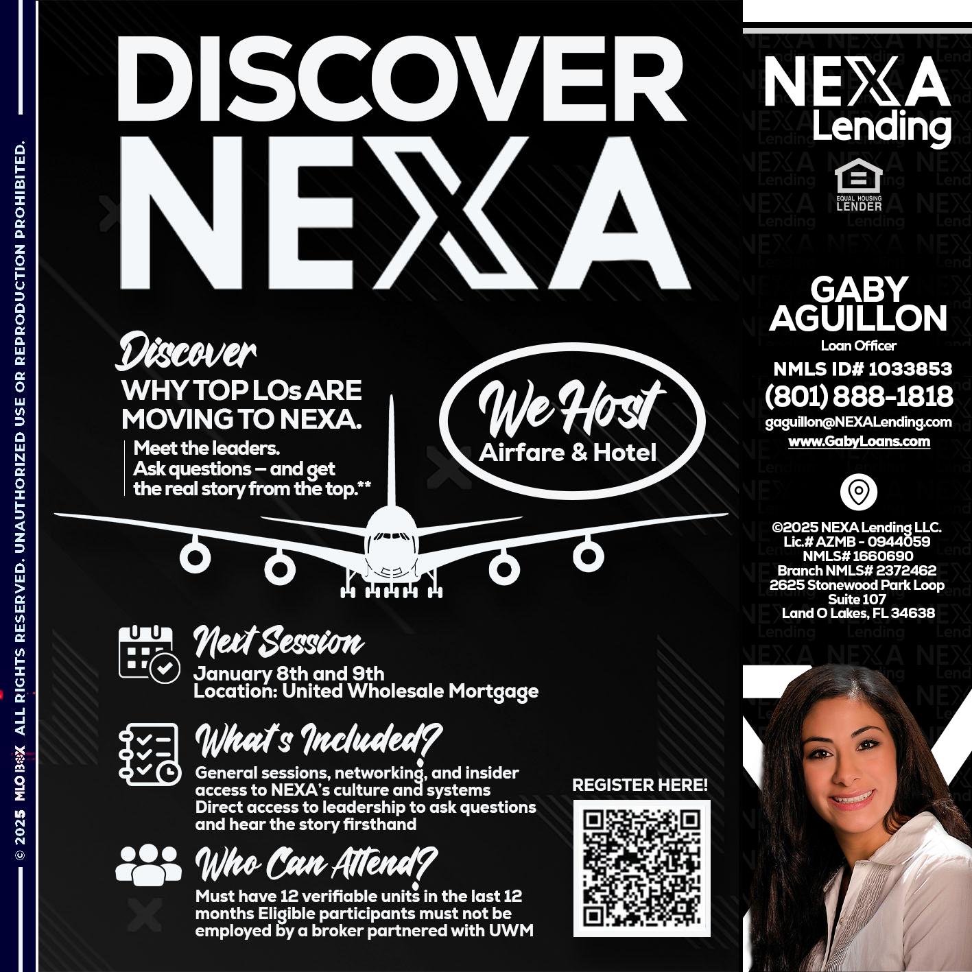 DISCOVER NEXA - Gaby Aguillon -Loan Officer