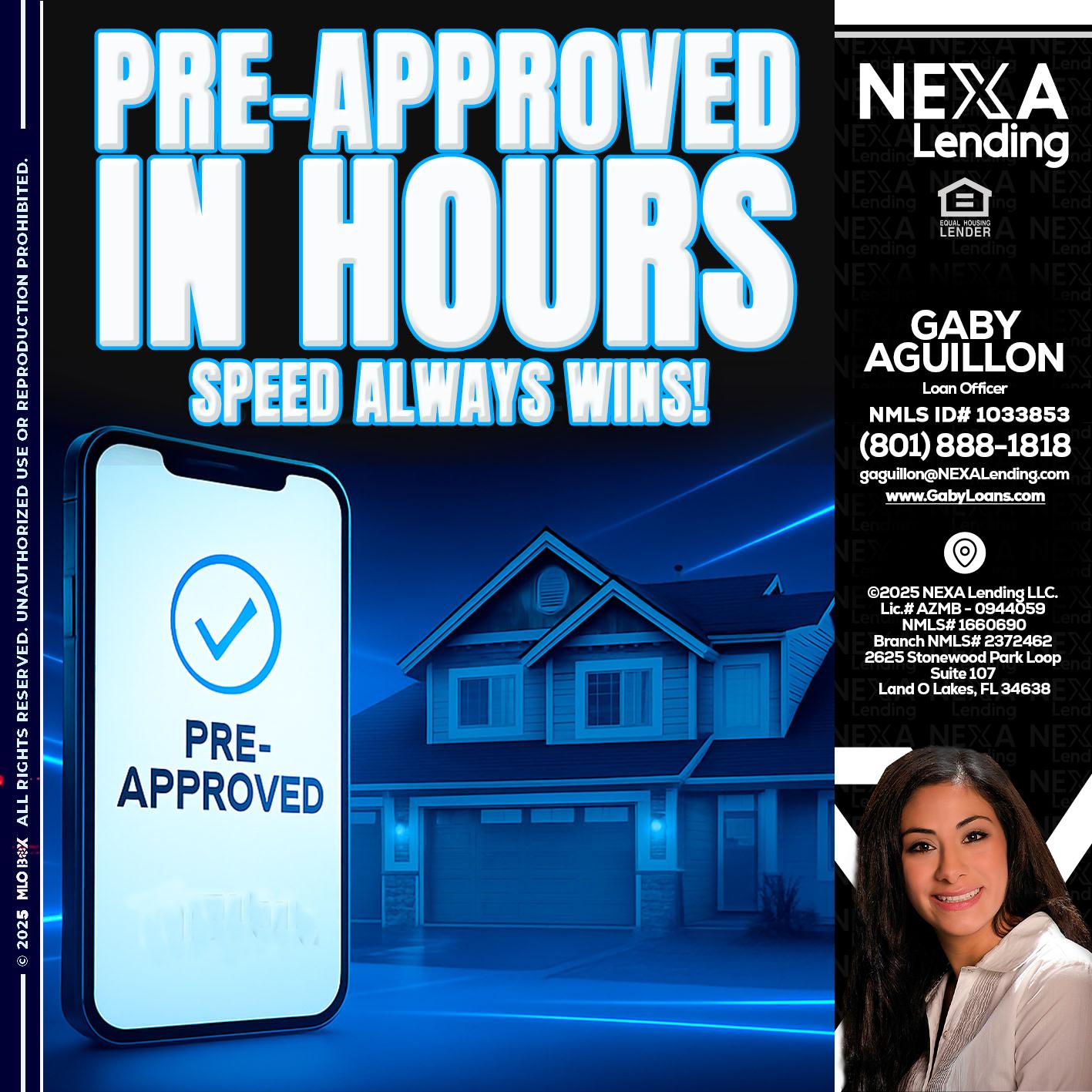 PRE - Gaby Aguillon -Loan Officer