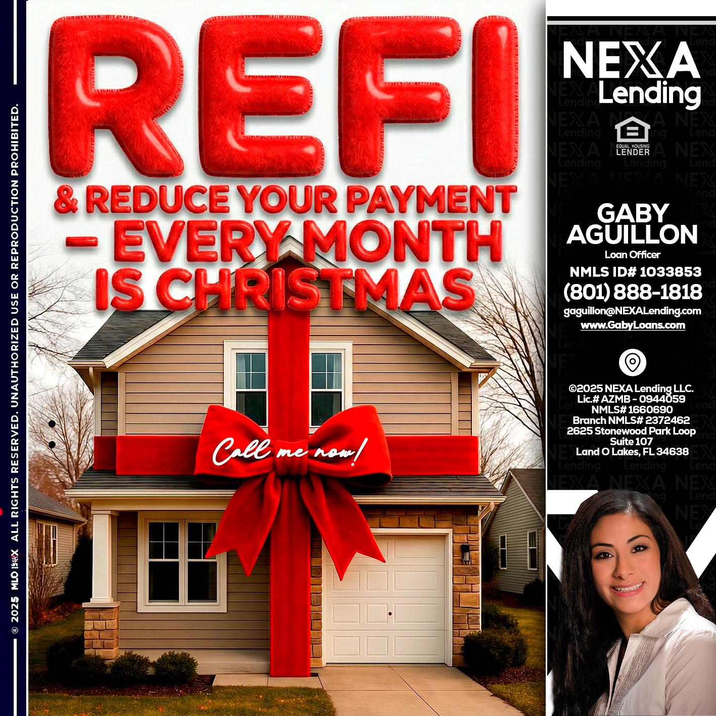 REFI - Gaby Aguillon -Loan Officer