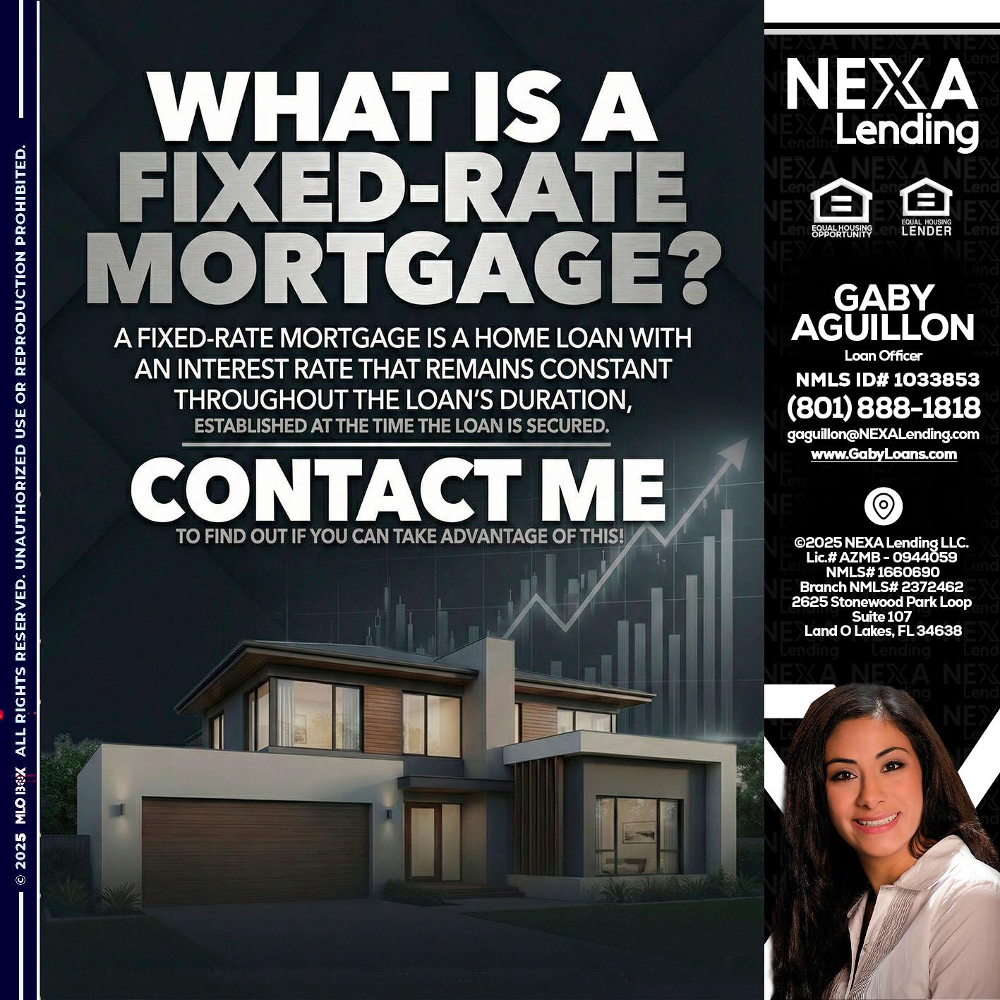 WHAT IS A - Gaby Aguillon -Loan Officer