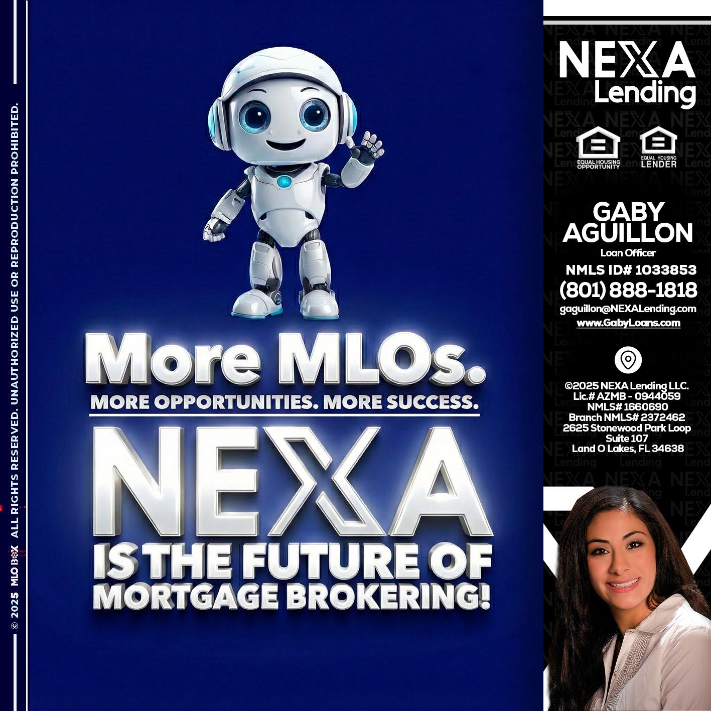 MORE MLOs - Gaby Aguillon -Loan Officer