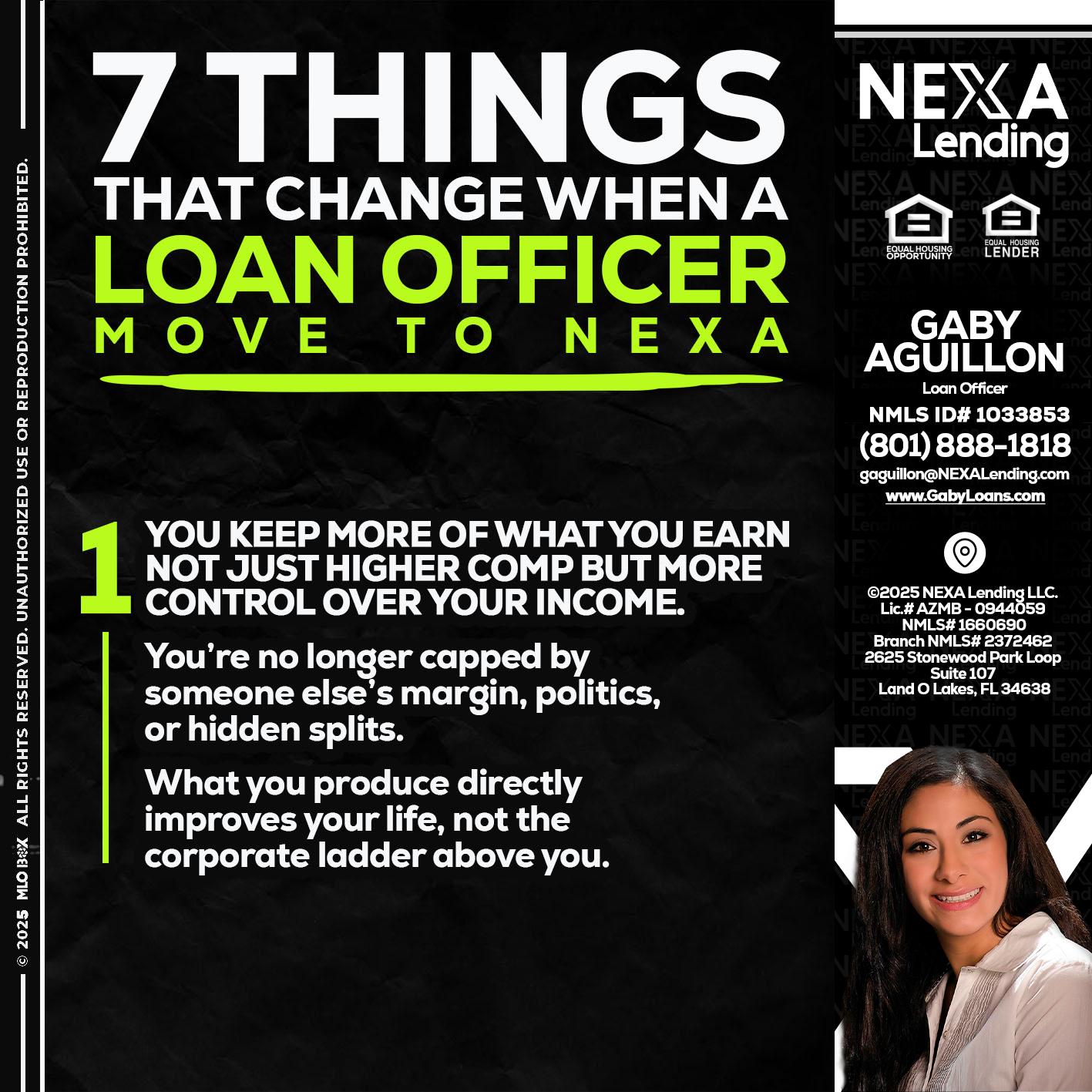 7 THINGS (1) - Gaby Aguillon -Loan Officer