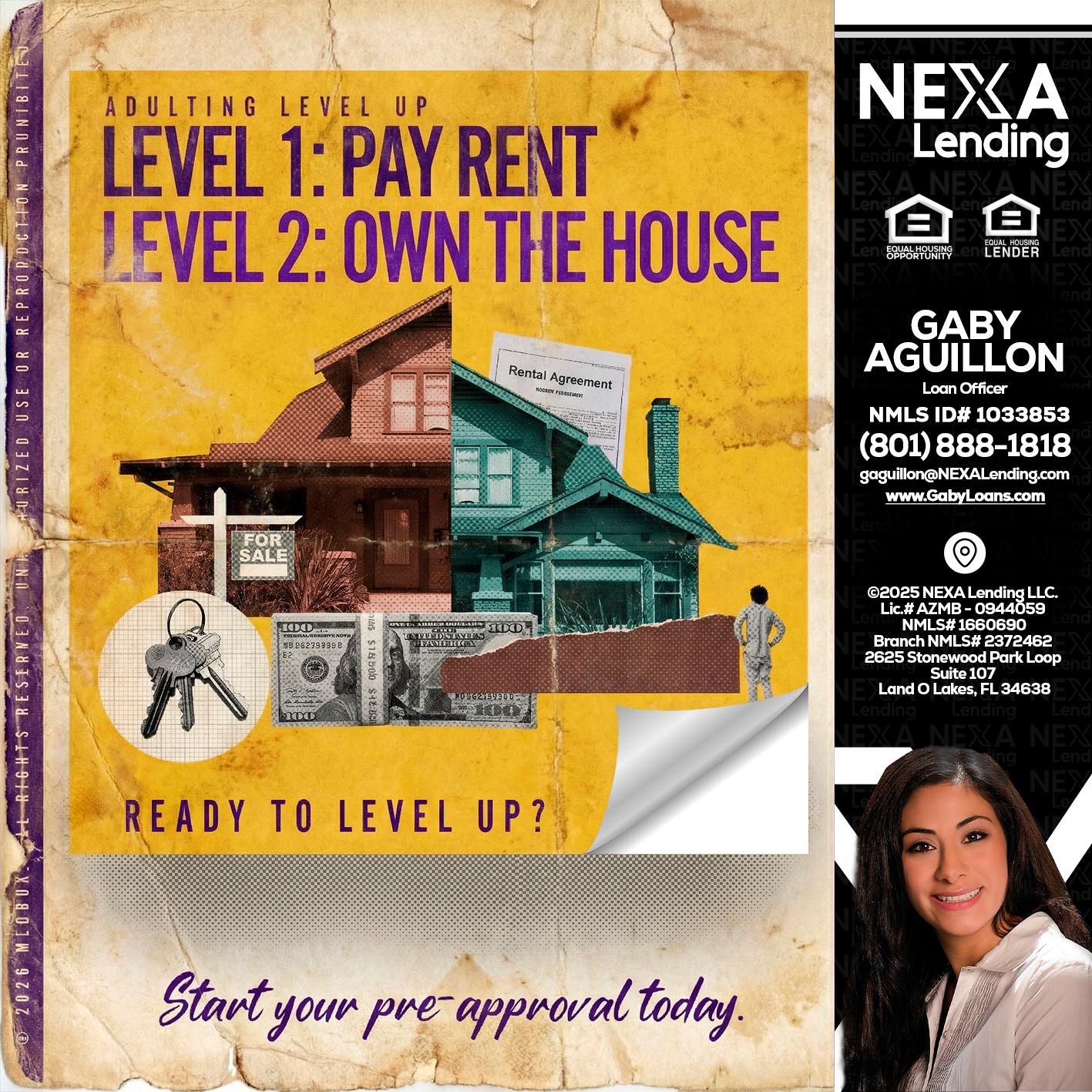 LEVEL 1 - Gaby Aguillon -Loan Officer