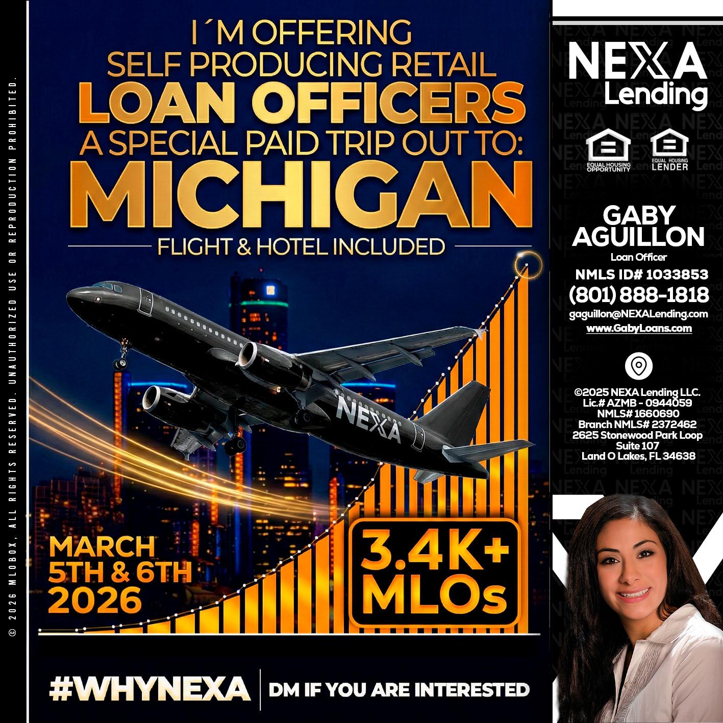 MICHIGAN - Gaby Aguillon -Loan Officer