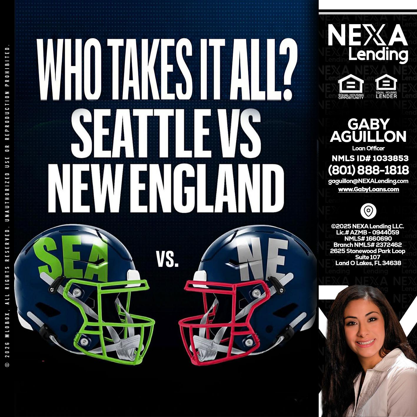 WHO TAKE IT ALL? - Gaby Aguillon -Loan Officer