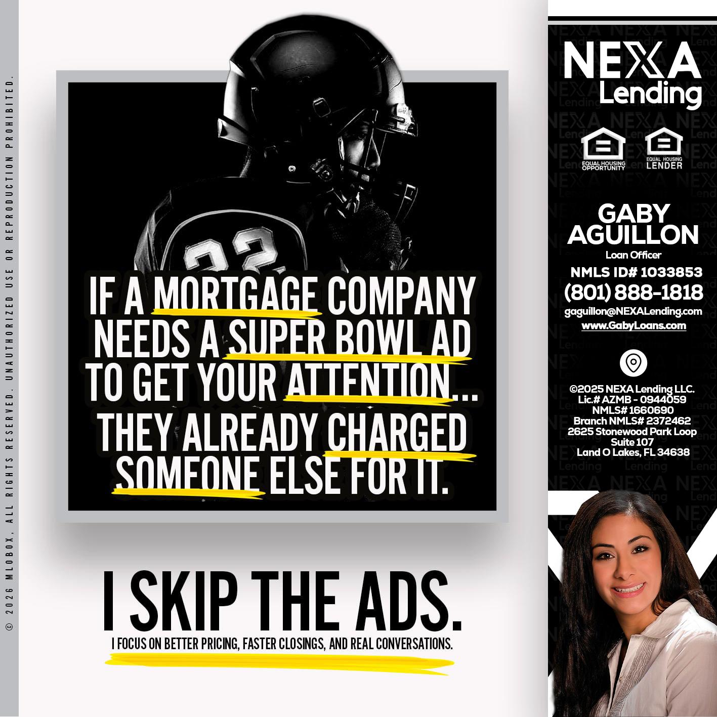 if a mortgage ad - Gaby Aguillon -Loan Officer