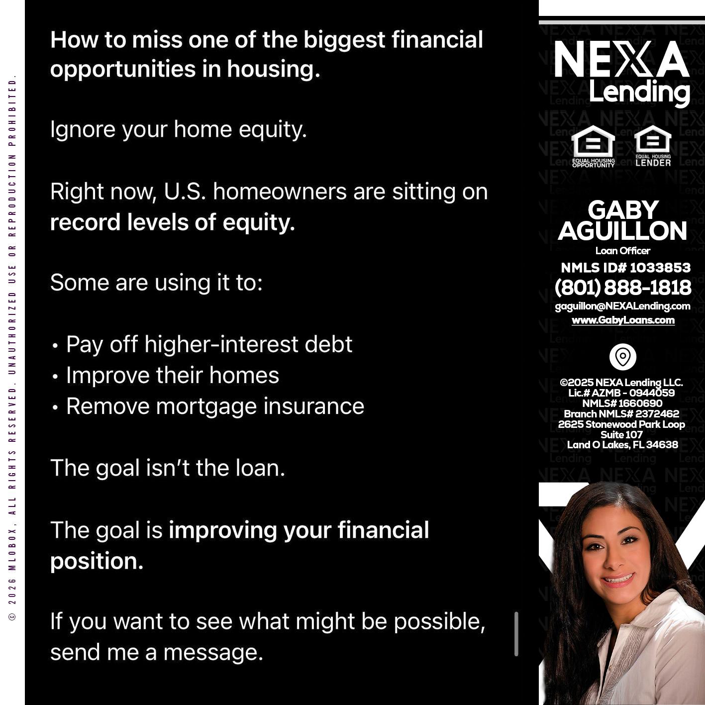 how to miss - Gaby Aguillon -Loan Officer