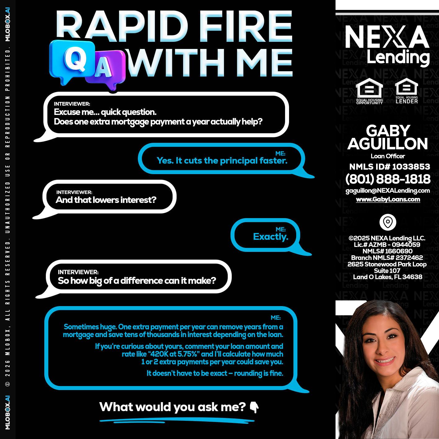 RAPID Q&A - Gaby Aguillon -Loan Officer