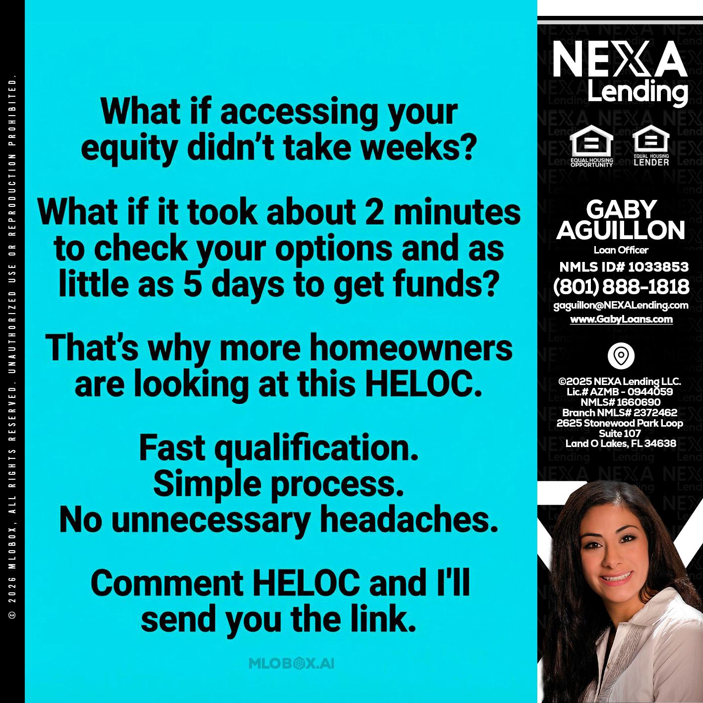 what if - Gaby Aguillon -Loan Officer