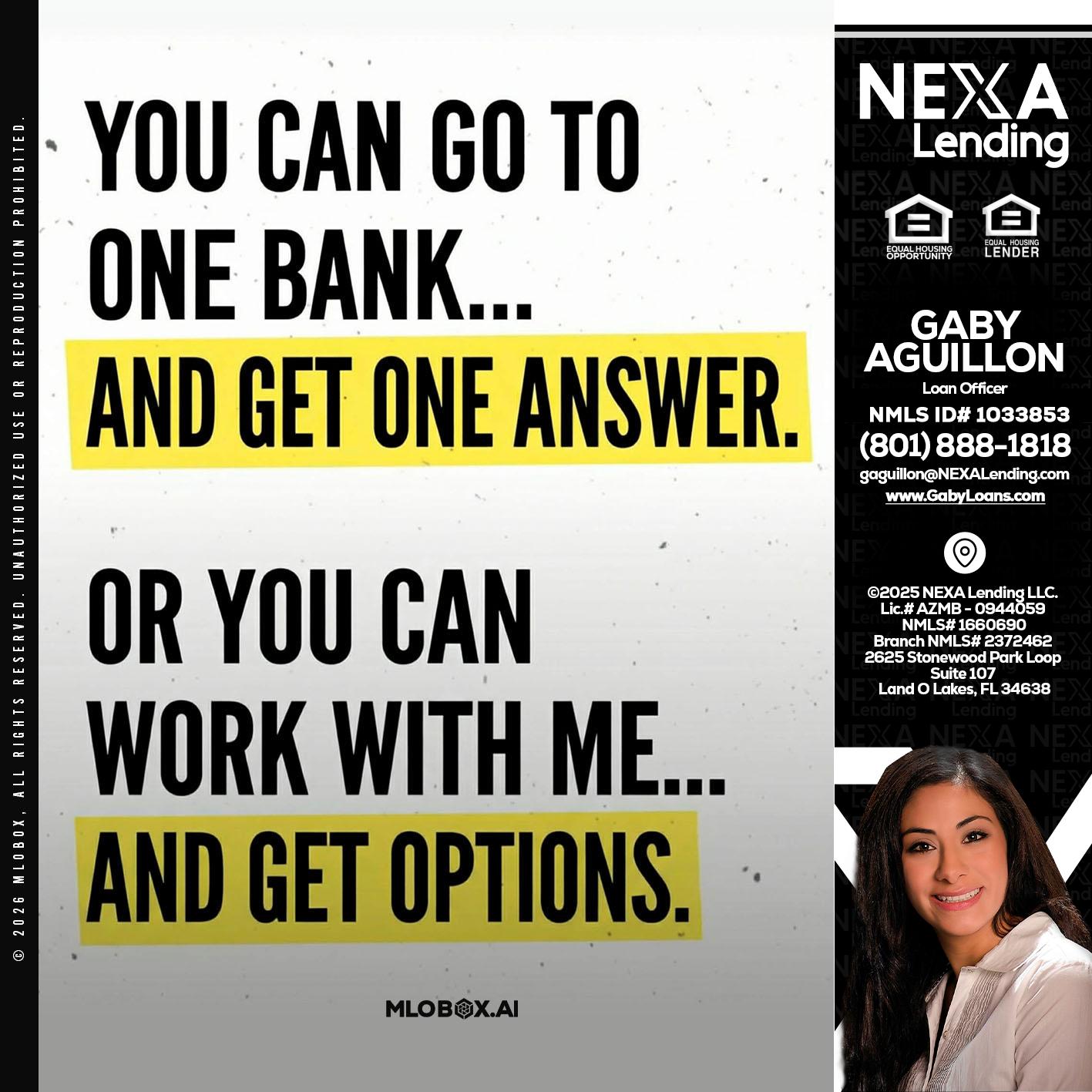 YOU CAN GO TO - Gaby Aguillon -Loan Officer