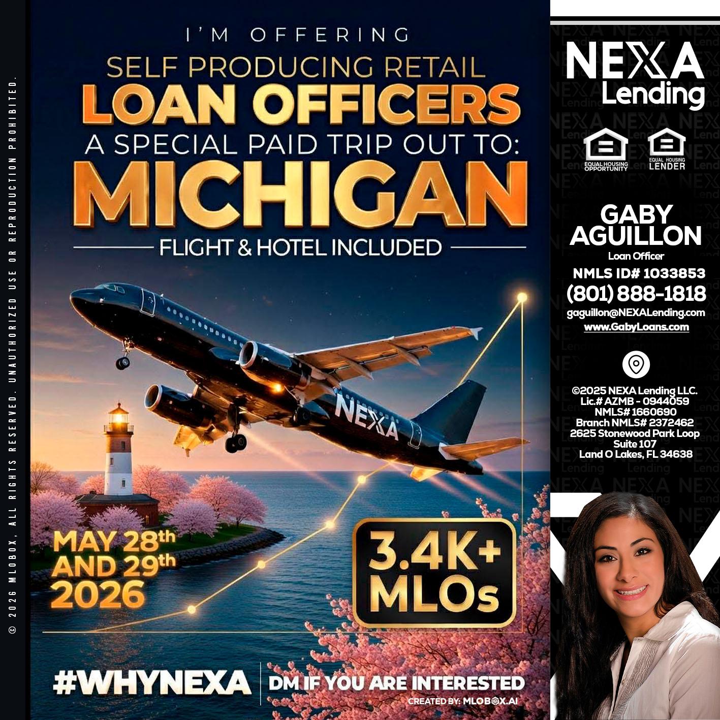 MICHIGAN TRIP - Gaby Aguillon -Loan Officer