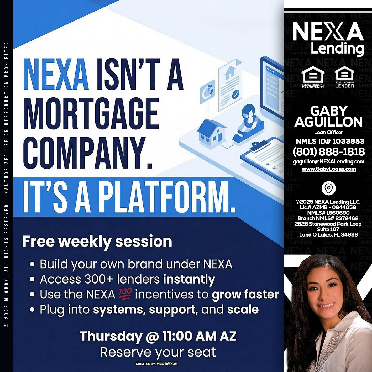 NEXA ISNT - Gaby Aguillon -Loan Officer