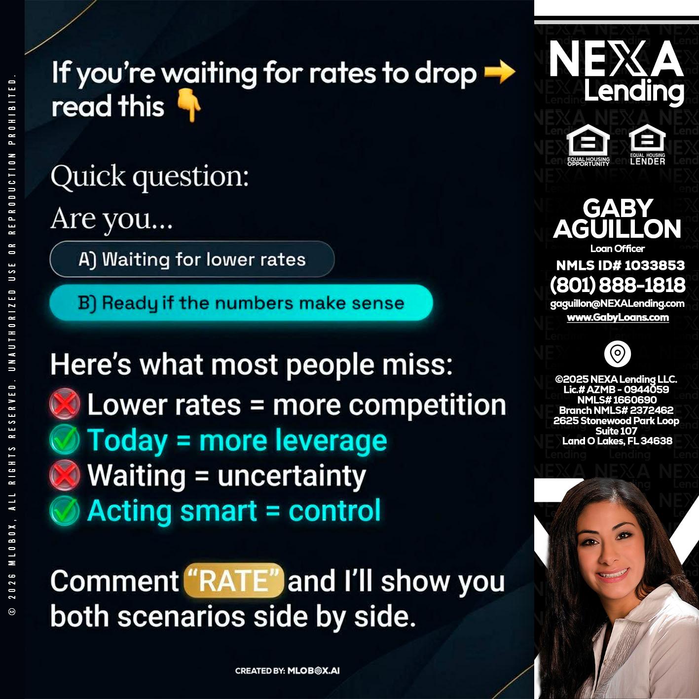 IF YOU ARE - Gaby Aguillon -Loan Officer