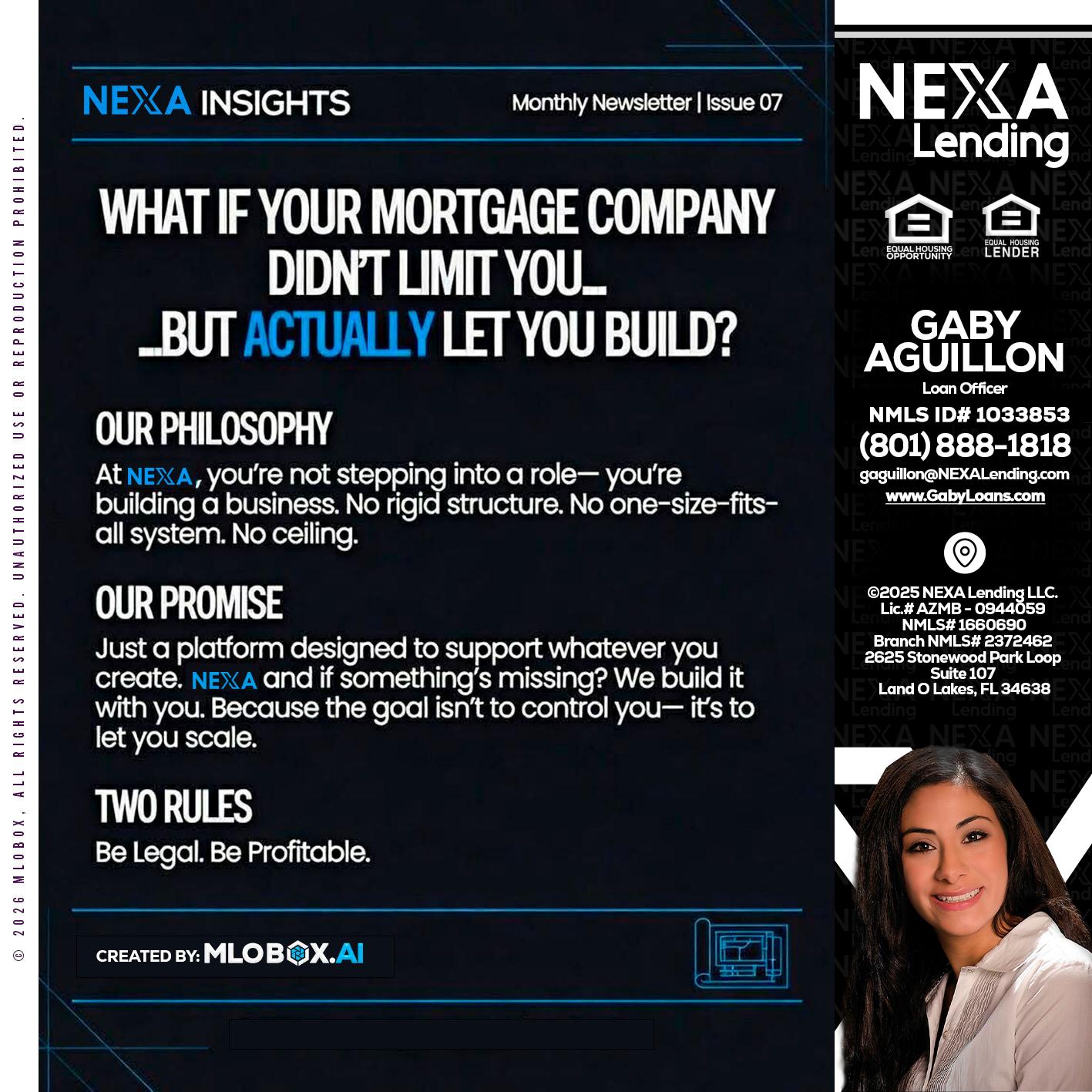 NEXA INSIGHTS - Gaby Aguillon -Loan Officer