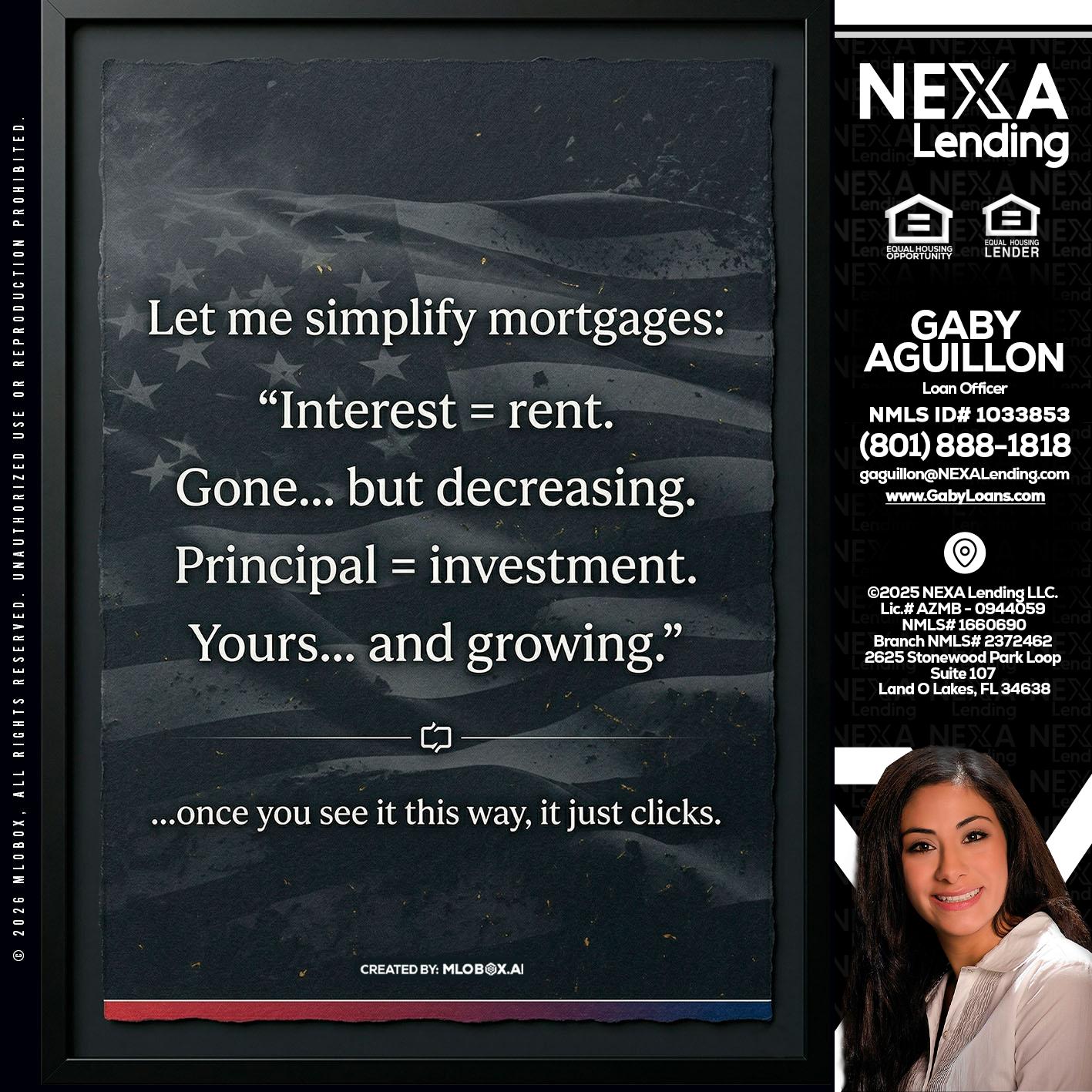 LET ME SIMPLIFY - Gaby Aguillon -Loan Officer