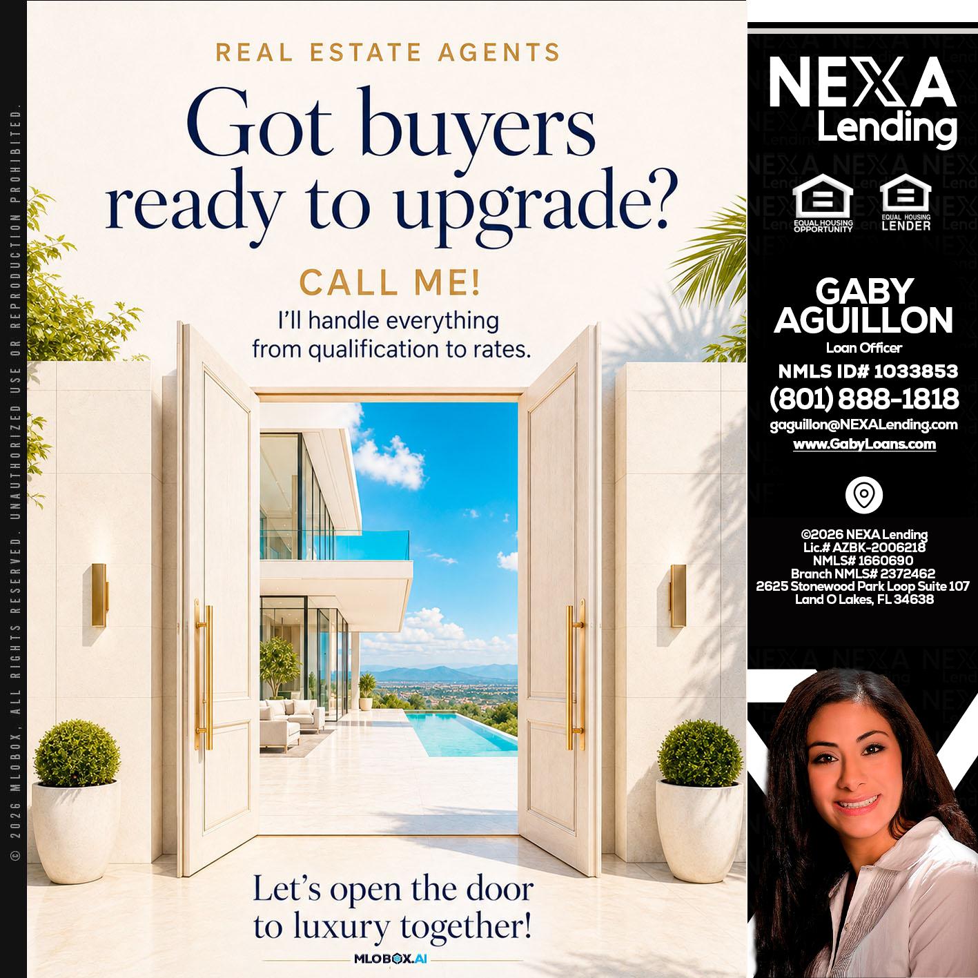 got buyers? - Gaby Aguillon -Loan Officer