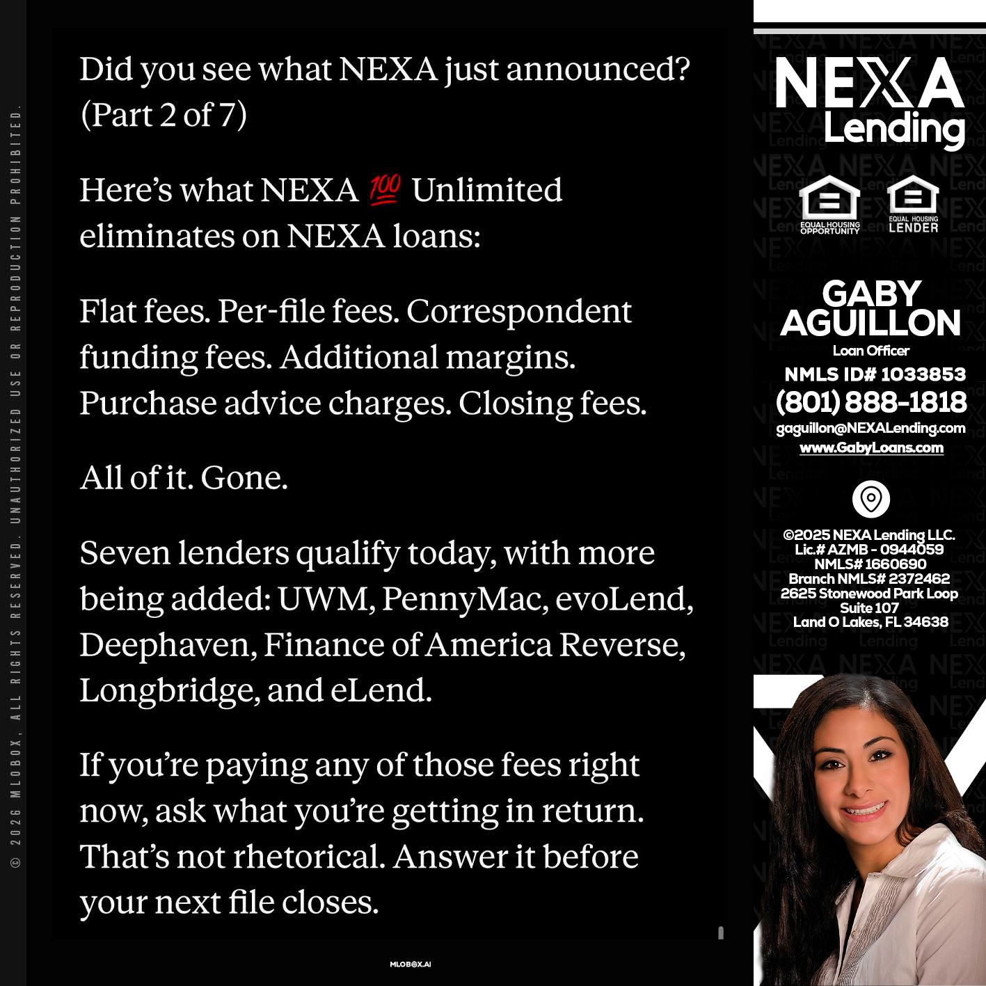 2 OF 7 - Gaby Aguillon -Loan Officer