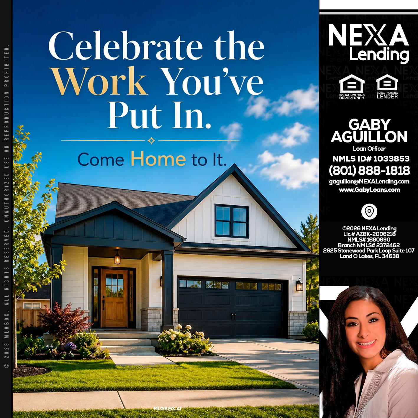 celebrate Labor Day - Gaby Aguillon -Loan Officer