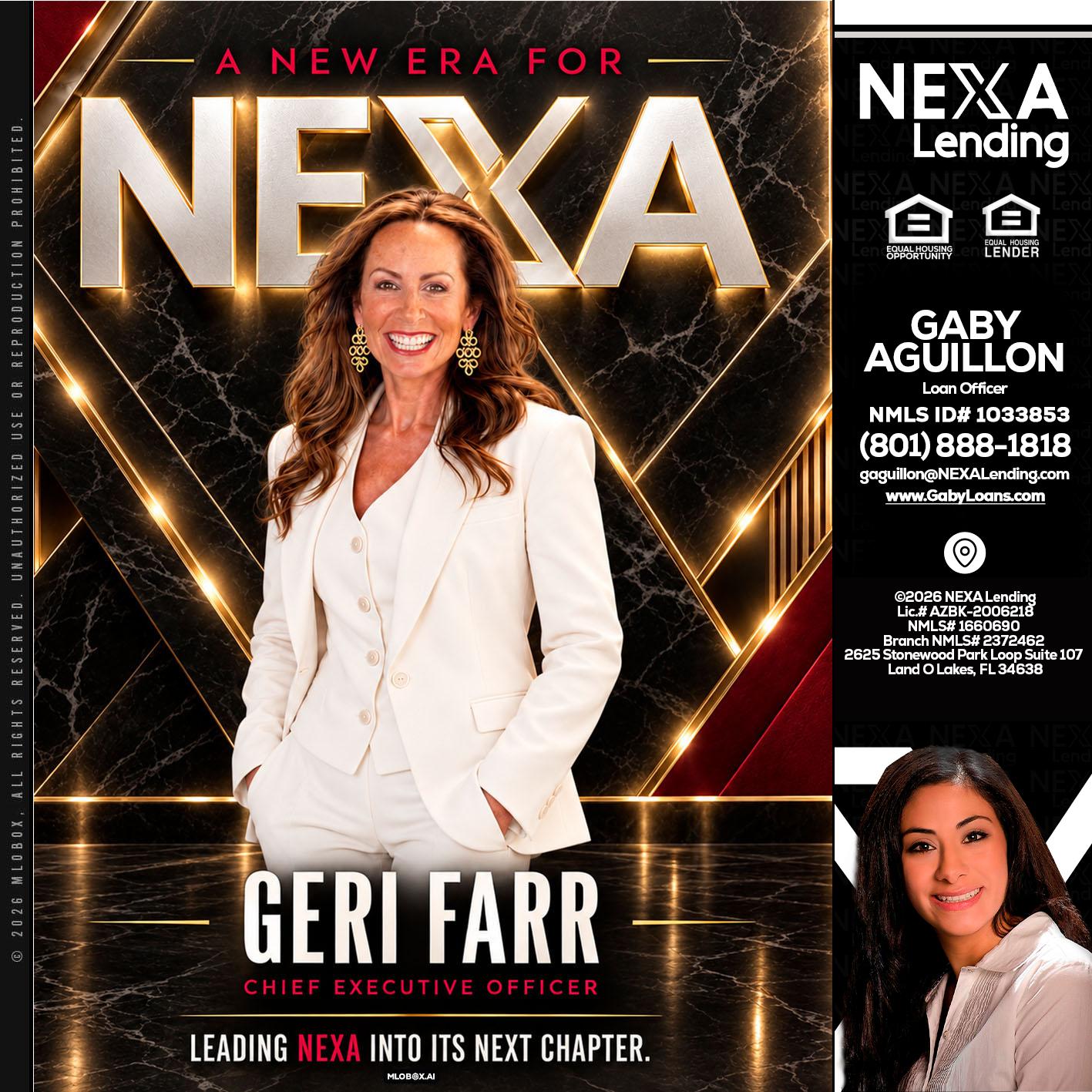 GERI FARR - Gaby Aguillon -Loan Officer