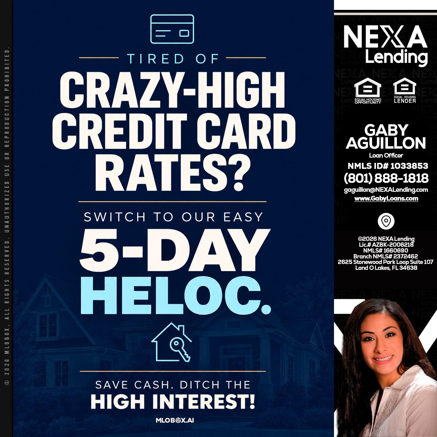 crazy high - Gaby Aguillon -Loan Officer